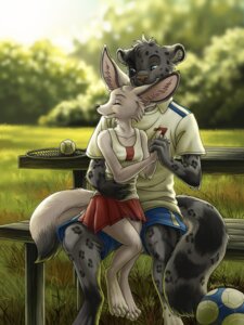 Rating: Safe Score: 0 Tags: absurd_res anthro ball bench bottomwear canid canine clothing duo e621 ear_nom felid female fennec_fox fox grass hi_res hybrid hyhlion leopard leopard_spots love male mammal nibbling nom on_bench on_lap outside pantherine park plant shorts sitting sitting_on_lap skirt snow_leopard soccer soccer_ball sport spots tail tennis tree true_fox young young_anthro User: bunchy7s Rating: Safe Score: 0 Tags: absurd_res anthro ball bench bottomwear canid canine clothing duo e621 ear_nom felid female fennec_fox fox grass hi_res hybrid hyhlion leopard leopard_spots love male mammal nibbling nom on_bench on_lap outside pantherine park plant shorts sitting sitting_on_lap skirt snow_leopard soccer soccer_ball sport spots tail tennis tree true_fox young young_anthro User: bunchy7s