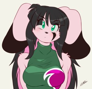 Rating: Safe Score: 0 Tags: anthro bangs big_breasts big_ears black_hair black_nose breasts chalo clothed clothing e621 facial_markings female floppy_ears fur green_eyes hair half-length_portrait head_markings jazmin_usagi lagomorph leporid long_ears long_hair looking_at_viewer mammal markings multicolored_hair pink_body pink_fur pink_hair portrait rabbit rascals shirt solo topwear two_tone_hair User: bunchy7s Rating: Safe Score: 0 Tags: anthro bangs big_breasts big_ears black_hair black_nose breasts chalo clothed clothing e621 facial_markings female floppy_ears fur green_eyes hair half-length_portrait head_markings jazmin_usagi lagomorph leporid long_ears long_hair looking_at_viewer mammal markings multicolored_hair pink_body pink_fur pink_hair portrait rabbit rascals shirt solo topwear two_tone_hair User: bunchy7s
