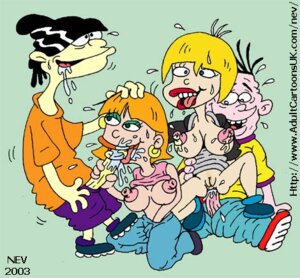 Rating: Explicit Score: 0 Tags: 2003 2boys 2girls 4_fingers big_breasts blonde_hair breasts cartoon_network cum double_d earrings ed_edd_n_eddy edd eddy_(ed_edd_n_eddy) eyelashes female ginger green_background green_eyeshadow kneeling light-skinned_female light_skin male nazz_van_bartonschmeer nev nipples orange_shirt red_lipstick redhead rule34 sarah_(ed_edd_n_eddy) sitting straight_hair tagme yellow_earrings User: bunchy7s