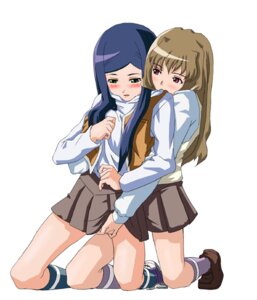 Rating: Explicit Score: 0 Tags: 2girls artist_request blush breast_grab breasts clothing female fingering fujino_shizuru kuga_natsuki multiple_females multiple_girls my-hime pleated_skirt rule34 school_uniform serafuku skirt yuri User: bunchy7s