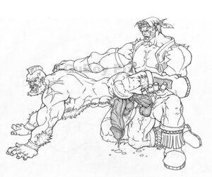 Rating: Explicit Score: 0 Tags: 2boys abdominal_bulge anal anal_penetration anal_sex armpit_hair ass balls bara beard big_penis body_hair capcom clothed_male_nude_male cum facial_hair facial_markings functionally_nude guboy hairy human leg_grab leg_lift male male_only mohawk monochrome muscular muscular_male pants_open partially_clothed penis penis_in_ass precum pubic_hair rule34 scar street_fighter testicles thunder_hawk uncensored watermark yaoi zangief User: bunchy7s