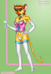 Rating: Questionable Score: 0 Tags: 2006 abstract_background anthro betty_goldblum beverage biped breasts brown_hair bustier cleavage clothed clothing corset crown e621 female fur glass gloves hair handwear headgear henryweasel holding_glass holding_object legwear lingerie looking_at_viewer mammal mouse murid murine panties pleasure_bon_bon rodent short_hair simple_background skimpy solo standing stockings tail tiara topwear underwear yellow_body yellow_fur User: bunchy7s