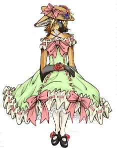 Rating: Safe Score: 0 Tags: alternative_fashion bow_dress bow_hat canid canine clothed clothing corsage country_lolita crossdressing dress e621 flower_accessory flower_on_hat flower_on_shoes footwear hat headgear headwear historical_european_clothing j-fashion lolita_(fashion) lyulf male mammal maned_wolf mary_janes petticoat shoes solo straw_hat victorian wrist_accessory User: bunchy7s