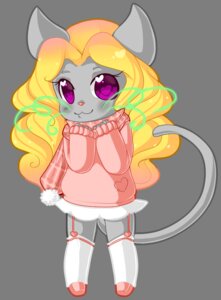 Rating: Safe Score: 0 Tags: :3 alpha_channel anthro blonde_hair chibi clothed clothing dusk_(xhyra) e621 eyebrows eyelashes felid female glistening glistening_eyes grey_hair hair heart_catchlight heart_eyes heart_pupils heart_symbol legwear lion long_hair mammal pantherine pink_nose pupils purple_eyes sheeps_(artist) solo stockings sweater topwear User: bunchy7s