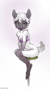 Rating: Questionable Score: 0 Tags: 2011 anthro biped black_body black_fur bottomless bovid bra breasts caprine cleavage clothed clothing coonkun curly_hair domestic_sheep e621 female fur green_eyes hair hooves mammal midriff navel open_mouth open_smile scut_tail sheep short_hair short_tail simple_background sitting skimpy slim smile solo tail underwear white_background white_body white_fur white_hair User: bunchy7s