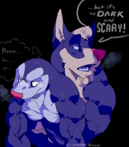 Rating: Questionable Score: 0 Tags: anthro biceps blue_body blue_fur blush bodily_fluids dialogue duo e-w01f e621 english_text fur hug male male/male muscular nude open_mouth pecs sweat teeth text vein white_body white_fur User: bunchy7s