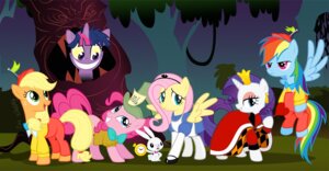 Rating: Safe Score: 0 Tags: alice_(alice_in_wonderland) alice_in_wonderland alternative_fashion angel_(mlp) applejack_(mlp) blonde_hair blue_body blue_eyes blue_feathers blue_fur bow_(feature) bow_tie catwhitney cheshire_cat clock clothed clothing crossover crown dress e621 ear_piercing earth_pony equid equine eyeshadow eyewear feathered_wings feathers female feral fluttershy_(mlp) footwear freckles friendship_is_magic fur glasses green_eyes grin group hair hasbro hat headgear headwear heart_symbol horn horse j-fashion juliet_sleeves lagomorph legwear leporid lolita_(fashion) mad_hatter makeup male mammal multicolored_hair my_little_pony mythological_creature mythological_equine mythology night outside pegasus piercing pink_eyeshadow pink_hair pinkie_pie_(mlp) plant pocketwatch pony purple_eyes purple_hair quadruped queen_of_hearts_(alice_in_wonderland) rabbit rainbow_dash_(mlp) rainbow_hair rarity_(mlp) scepter shirt shoes smile socks sweet_lolita tail text the_white_rabbit topwear tree tweedle-dee tweedle-dum twilight_sparkle_(mlp) two_tone_hair unicorn watch white_body white_fur wings yellow_body yellow_feathers User: bunchy7s