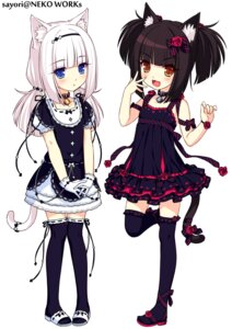 Rating: Safe Score: 0 Tags: :3 :< accessory alternative_fashion animal_humanoid bangs bell bell_collar black_clothing black_hair black_legwear blue_eyes blush bow_(feature) bow_accessory bow_ribbon brown_eyes cat_humanoid cat_tail chocola_(sayori) clothed clothing collar digital_media_(artwork) dress duo e621 felid felid_humanoid feline feline_humanoid female fully_clothed furgonomics gloves goth gothic_lolita hair hair_accessory hair_bow hair_ribbon hairband handwear hi_res humanoid j-fashion legwear lolita_(fashion) looking_at_viewer mammal mammal_humanoid neko_works on_one_leg open_mouth orange_eyes payot pigtails pupils ribbons sayori shaded simple_background slit_pupils smile standing tail tail_accessory tail_ornament tail_ribbon thigh_highs vanilla_(sayori) victorian_goth white_background white_hair young User: bunchy7s