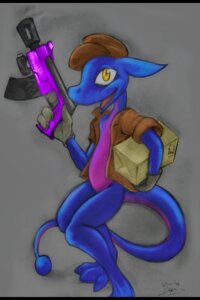 Rating: Safe Score: 0 Tags: 2:3 3_toes 4_fingers anthro bimshwel black_bars blue_body blue_skin box clothing container darkdoomer delivery_(commerce) dragon e621 feet fingers gloves gun handwear hi_res letterbox lizard lope male mythological_creature mythological_scalie mythology ranged_weapon reptile scalie solo tail toes weapon yellow_eyes User: bunchy7s