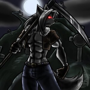 Rating: Safe Score: 0 Tags: 1:1 2009 alternative_fashion anthro barrin84 canid canine canis cemetery clothing detailed_background e621 full_moon gloves glowing glowing_eyes goth halloween handwear hat-kun hi_res holidays male mammal melee_weapon moon night outside polearm scythe solo tail undead weapon weapon_on_shoulder wolf zombie User: bunchy7s