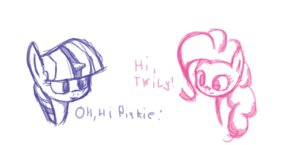 Rating: Safe Score: 0 Tags: dialogue duo e621 earth_pony english_text equid equine female feral friendship_is_magic hair hasbro horn horse mammal my_little_pony mythological_creature mythological_equine mythology pinkie_pie_(mlp) pony simple_background sketch text twilight_sparkle_(mlp) unicorn unknown_artist white_background User: bunchy7s Rating: Safe Score: 0 Tags: dialogue duo e621 earth_pony english_text equid equine female feral friendship_is_magic hair hasbro horn horse mammal my_little_pony mythological_creature mythological_equine mythology pinkie_pie_(mlp) pony simple_background sketch text twilight_sparkle_(mlp) unicorn unknown_artist white_background User: bunchy7s