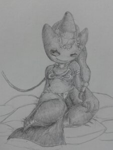 Rating: Questionable Score: 0 Tags: 3:4 banette clothing cosplay costume crossover e621 female generation_3_pokemon ghost graphite_(artwork) humanoid leia_organa monochrome nintendo pokemon pokemon_(species) slave_leia_costume solo spirit star_wars traditional_media_(artwork) unfinished vono User: bunchy7s