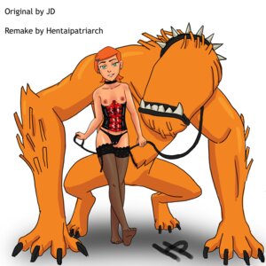 Rating: Explicit Score: 0 Tags: 1:1 alien ben_10 breasts cartoon_network cousins_(lore) dominatrix duo e621 female feral gwen_tennyson hentaipatriarch hi_res human joseph27 male mammal nipples standing vulpimancer wildmutt User: bunchy7s