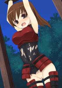 Rating: Explicit Score: 0 Tags: armor blush bondage brown_eyes brown_hair censored character_request female highres kagura_mizuki pussy rule34 source_request spoils_of_war stocks tears User: bunchy7s