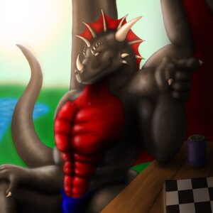 Rating: Safe Score: 0 Tags: 1:1 2012 abs absurd_res anthro beverage biceps big_muscles biped blue_bottomwear blue_clothing bottomwear checkerboard_(object) chess chessboard claws clothed clothing countershade_torso countershading digital_media_(artwork) dragon e621 european_mythology facial_spikes frill_(anatomy) gesture hand_gesture head_crest head_frill hi_res horn inuchan lake looking_at_viewer male membrane_(anatomy) membranous_frill membranous_wings metalfoxt muscular muscular_anthro muscular_male mythological_creature mythological_scalie mythology outside pecs pointing pose red_body red_countershading red_membrane scales scalie sitting soda solo speedo spikes spikes_(anatomy) swimwear tail topless ventral_scales western_dragon white_horn wings User: bunchy7s