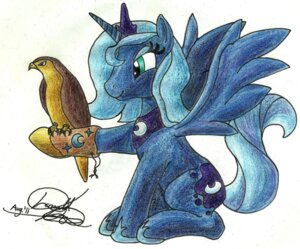 Rating: Safe Score: 0 Tags: 2011 avian beak bird clothing cool_colors cutie_mark duo e621 equid equine falcon falconid falconry falconry_glove feathered_wings feathers female feral friendship_is_magic gloves handwear hasbro hi_res horn jess_(falconry) mammal my_little_pony mythological_creature mythological_equine mythology princess_luna_(mlp) simple_background tail unknown_artist white_background winged_unicorn wings User: bunchy7s