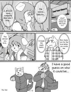 Rating: Safe Score: 0 Tags: anthro canid canine canis comic countershading dialogue domestic_dog e621 english_text felid female fruitz greyscale group hard_translated male mammal monochrome pantherine text third-party_edit tiger translated translation_edit User: bunchy7s
