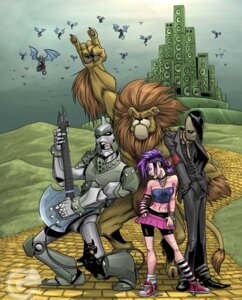 Rating: Safe Score: 0 Tags: 2011 alternate_costume alternate_form alternative_fashion anthro axe axe_guitar black_hair bottomwear breasts clothed clothing collar cowardly_lion dorothy_gale e621 electric_guitar emo emo_haircut felid female fishnet_clothing flying_monkey footwear fully_clothed gloves goth group guitar hair handwear legwear lion machine male mammal mane melee_weapon membrane_(anatomy) membranous_wings midriff miniskirt musical_instrument pantherine playing_guitar playing_music plucked_string_instrument primate purple_hair robot scarecrow_(the_wonderful_wizard_of_oz) scene_(fashion) shoes short_hair skirt sneakers stockings string_instrument suit tail tail_tuft temporalwolf the_wonderful_wizard_of_oz tin_woodman toto_(the_wonderful_wizard_of_oz) tuft weapon wings User: bunchy7s