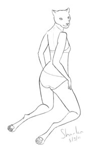 Rating: Questionable Score: 0 Tags: 2011 anthro clothing e621 felid female kneeling looking_at_viewer looking_back mammal monochrome rear_view sharlan solo underwear User: bunchy7s Rating: Questionable Score: 0 Tags: 2011 anthro clothing e621 felid female kneeling looking_at_viewer looking_back mammal monochrome rear_view sharlan solo underwear User: bunchy7s