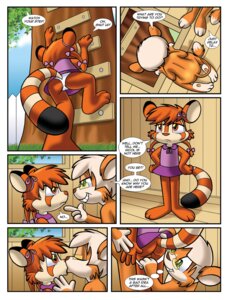 Rating: Explicit Score: 0 Tags: ailurid anthro anthro_on_anthro bent_over bodily_fluids border bottomwear butt clothed clothing comic cum duo e621 female fully_clothed genital_fluids kissing krezz_karavan male mammal narrow_hips nude panties red_panda skirt surprise_kiss tail thin_calves thin_legs thin_thighs toony tree_house twee_twins underwear upskirt white_border young young_anthro young_female young_male young_on_young User: bunchy7s