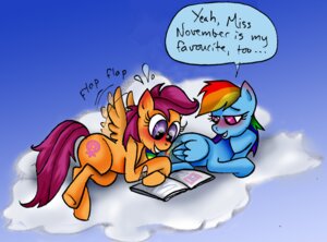 Rating: Questionable Score: 0 Tags: 2012 blue_body blue_feathers blue_fur blush cloud cutie_mark duo e621 english_text equid equine feathered_wings feathers female female/female feral friendship_is_magic fur hair hasbro magazine mammal multicolored_hair my_little_pony mythological_creature mythological_equine mythology orange_body orange_feathers orange_fur outside pegasus purple_eyes purple_hair rainbow_dash_(mlp) rainbow_hair scootaloo_(mlp) sky skyscape susiebeeca tail text wing_boner wings young young_feral User: bunchy7s Rating: Questionable Score: 0 Tags: 2012 blue_body blue_feathers blue_fur blush cloud cutie_mark duo e621 english_text equid equine feathered_wings feathers female female/female feral friendship_is_magic fur hair hasbro magazine mammal multicolored_hair my_little_pony mythological_creature mythological_equine mythology orange_body orange_feathers orange_fur outside pegasus purple_eyes purple_hair rainbow_dash_(mlp) rainbow_hair scootaloo_(mlp) sky skyscape susiebeeca tail text wing_boner wings young young_feral User: bunchy7s