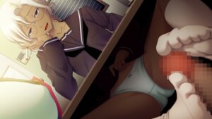 Rating: Explicit Score: 0 Tags: clothed_female dark-skinned_female dark_skin dutch_angle feet female footjob footjob_with_legwear footwear glasses male pantyhose pantyshot penis rule34 sitting sockjob socks under_the_table white_hair User: bunchy7s