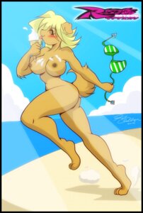 Rating: Questionable Score: 0 Tags: anthro beach big_breasts bikini blonde_hair blush breasts brown_body brown_fur canid canine canis clothed clothing dessert domestic_dog e621 eyes_closed female food fur hair hi_res huge_breasts ice_cream mammal mastergodai nipple_dip nipples outside rascals sand seaside short_hair skimpy sky solo swimwear tail tongue tongue_out two-piece_swimsuit yuriko_(mastergodai) User: bunchy7s