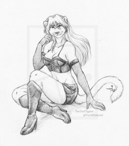 Rating: Safe Score: 0 Tags: 2010 anthro biped clothed clothing domestic_cat e621 felid feline felis female hair leather long_hair looking_at_viewer mammal monochrome sitting sketch skimpy solo tail thetiedtigress User: bunchy7s Rating: Safe Score: 0 Tags: 2010 anthro biped clothed clothing domestic_cat e621 felid feline felis female hair leather long_hair looking_at_viewer mammal monochrome sitting sketch skimpy solo tail thetiedtigress User: bunchy7s