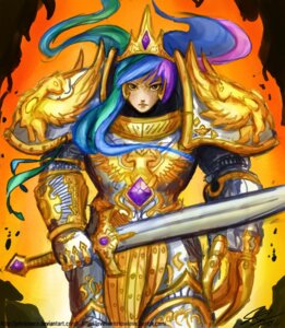 Rating: Safe Score: 0 Tags: 2011 alternate_species amethyst_(gem) armor blue_hair blueshift2k5 bracers breastplate claw_(weapon) clawed_gauntlets clothed clothing cosplay crossover crossover_cosplay crown e621 emperor_of_mankind female filigree friendship_is_magic gauntlets gem gloves gold_(metal) green_hair hair handwear hasbro headgear hi_res holding_melee_weapon holding_object holding_sword holding_weapon human humanized john_joseco long_hair looking_at_viewer mammal melee_weapon multicolored_hair my_little_pony not_furry orange_background orange_theme pauldron pink_hair plate_armor plate_mail princess_celestia_(mlp) purple_hair ribbons signature simple_background solo sword third-party_edit warhammer_(franchise) warhammer_40000 warrior weapon User: bunchy7s