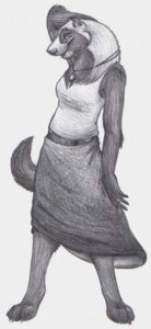 Rating: Safe Score: 0 Tags: anthro bottomwear bush_dog canid canine clothed clothing darzi e621 female fur graphite_(artwork) jewelry mammal pendant simple_background skirt solo tail traditional_media_(artwork) white_background User: bunchy7s