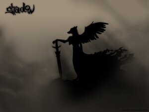 Rating: Safe Score: 0 Tags: 4:3 ambiguous_gender angel anthro clothed clothing digital_drawing_(artwork) digital_media_(artwork) e621 english_text feathered_wings feathers koul melee_weapon pivoted_ears pointy_ears prick_ears shadow silhouetted_body snout solo spread_wings standing sword text weapon wings User: bunchy7s