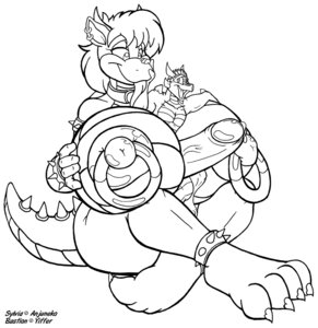 Rating: Explicit Score: 0 Tags: 2010 anthro badgerben big_breasts big_penis breasts claws copyright_symbol dragon duo e621 ear_piercing erection female genitals horn huge_breasts huge_penis humanoid_genitalia humanoid_penis hyper hyper_breasts hyper_genitalia hyper_penis koopa male mario_bros monochrome mythological_creature mythological_scalie mythology nintendo nipple_piercing nipples non-mammal_breasts non-mammal_nipples nude penis piercing scalie spikes sylvia_(anjuneko) symbol tail User: bunchy7s