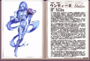 Rating: Questionable Score: 0 Tags: 5_fingers 5_toes blue_body blue_hair breasts container e621 elemental_creature elemental_humanoid elemental_manipulation feet female fingers front_view green_eyes hair holding_container holding_jar holding_object humanoid humanoid_pointy_ears japanese_text jar kenkou_cross long_hair markings monster_girl_(genre) monster_girl_encyclopedia monster_girl_profile monster_girl_quest pointy_ears simple_background small_breasts smile solo text toes translation_request undine undine_(monster_girl_quest) water water_creature water_manipulation white_background User: bunchy7s