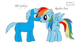 Rating: Safe Score: 0 Tags: 2011 blue_body blue_eyes blue_feathers blue_fur blue_hair blue_lightning_(character) cutie_mark duo e621 english_text equid equine feathered_wings feathers female feral friendship_is_magic fur grandfathered_content hair hasbro horse horse_tail kotaro_seta licking male mammal multicolored_hair multicolored_tail my_little_pony mythological_creature mythological_equine mythology pegasus pony purple_eyes rainbow_dash_(mlp) rainbow_hair rainbow_tail simple_background smile tail text tongue tongue_out white_background wings User: bunchy7s