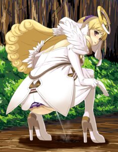 Rating: Explicit Score: 0 Tags: ar_tonelico ar_tonelico_ii ass blonde_hair blush chroche_latel_pastalie clothing elbow_gloves female forest gloves gust hair_ornament high_heel_boots high_heels highres hou_(hachiyou) long_hair looking_back nature no_panties peeing pixiv_manga_sample purple_eyes rule34 shoes squatting stockings User: bunchy7s