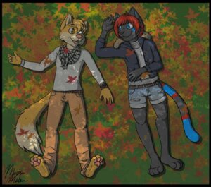 Rating: Safe Score: 0 Tags: 4_toes ambiguous_gender anthro autumn black_body black_fur black_nose blonde_hair blue_body blue_eyes blue_fur clothed clothing digitigrade domestic_cat duo e621 eye_contact feet felid feline felis fur hair happy hybrid imeow leaf looking_at_another lying mammal on_back open_mouth outside pawpads paws red_body red_fur red_hair reizo shikakaka tail toes yellow_body yellow_eyes yellow_fur User: bunchy7s Rating: Safe Score: 0 Tags: 4_toes ambiguous_gender anthro autumn black_body black_fur black_nose blonde_hair blue_body blue_eyes blue_fur clothed clothing digitigrade domestic_cat duo e621 eye_contact feet felid feline felis fur hair happy hybrid imeow leaf looking_at_another lying mammal on_back open_mouth outside pawpads paws red_body red_fur red_hair reizo shikakaka tail toes yellow_body yellow_eyes yellow_fur User: bunchy7s
