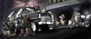 Rating: Safe Score: 0 Tags: 1940s_theme big_macintosh_(mlp) blue_eyes brown_hair car caramel_(mlp) clothing coat currency_symbol detailed_background dollar_sign e621 earth_pony elosande equid equine feral friendship_is_magic green_eyes group gun hair hasbro horse male mammal motor_vehicle my_little_pony police police_car police_vehicle pony quadruped ranged_weapon robbery shooting symbol tail toony topwear vehicle vintage_car weapon User: bunchy7s