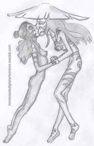 Rating: Explicit Score: 0 Tags: 2girls ass avatar_legends avatar_the_last_airbender black_and_white bodypaint breasts closed_eyes dark-skinned_female dark_skin feet female female_only hand_holding hat hdav human interracial inuit katara kissing long_hair monochrome multiple_females naked nipples nude painted_lady rule34 sketch small_breasts spirit_(avatar) straight_hair sun_hat wavy_hair yuri User: bunchy7s