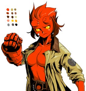 Rating: Explicit Score: 0 Tags: dark_horse female female_only hellboy hellboy_(series) open_clothes open_shirt red_skin rule34 rule_63 shirt short_hair yoshihikari User: bunchy7s