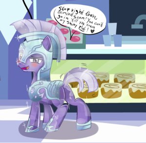 Rating: Questionable Score: 0 Tags: 2013 armor blush butt countertop crystal_pony_(mlp) dialogue e621 earth_pony english_text equid equine feral food friendship_is_magic glass guard hasbro heart_symbol horse inside looking_at_viewer looking_back male mammal my_little_pony open_mouth pony royal_guard_(mlp) solo tail text tongue xanikrawlerlazarx User: bunchy7s