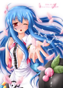 Rating: Questionable Score: 0 Tags: 2009 blue_hair clothed color female hat long_hair rule34 tenshi_hinanawi touhou User: bunchy7s
