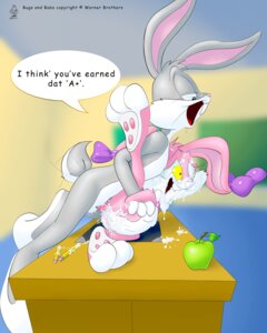 Rating: Explicit Score: 0 Tags: 3_toes 4_fingers anthro apple babs_bunny balls barefoot bow bugs_bunny cum cum_in_anus cum_in_mouth cum_on_balls cum_on_belly cum_on_face dialog english_text excessive_cum female flat_chest fur furry_tail grey_fur indoors ishoka looney_tunes male mammal nipples pencil pink_fur rabbit raised_leg rule34 sex side_view size_difference speech_bubble straight table tail tailwag text tiny_toon_adventures uncensored white_fur young User: bunchy7s