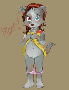 Rating: Explicit Score: 0 Tags: absurd_res anthro blue_eyes bottomless brown_eyes canid canine canis clothed clothing domestic_dog dress e621 female genitals heterochromia hi_res mammal panties panties_down partially_clothed presenting risingdragon solo tail underwear underwear_down vulva young young_anthro young_female User: bunchy7s