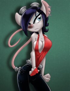 Rating: Safe Score: 0 Tags: anthro black_hair blue_eyes breasts camel_toe chip_'n_dale_rescue_rangers clothed clothing clothing_pull disney e621 eyewear female glitch_(chip_'n_dale_rescue_rangers) goggles green_background hair king-cheetah looking_at_viewer mammal mouse murid murine piercing rodent shirt shirt_pull side_boob simple_background skimpy solo tail topwear topwear_pull User: bunchy7s Rating: Safe Score: 0 Tags: anthro black_hair blue_eyes breasts camel_toe chip_'n_dale_rescue_rangers clothed clothing clothing_pull disney e621 eyewear female glitch_(chip_'n_dale_rescue_rangers) goggles green_background hair king-cheetah looking_at_viewer mammal mouse murid murine piercing rodent shirt shirt_pull side_boob simple_background skimpy solo tail topwear topwear_pull User: bunchy7s