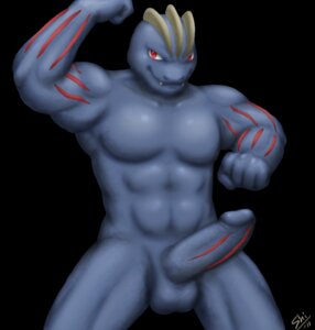 Rating: Explicit Score: 0 Tags: abs anthro balls barazoku biceps big_muscles black_background blue_body e621 erection flexing generation_1_pokemon genitals glans humanoid_genitalia humanoid_penis inviting looking_at_viewer machoke male manly muscular muscular_anthro muscular_male nintendo nude pecs penetration penis pinup pokemon pokemon_(species) pose red_eyes simple_background solo stripes yellowpower User: bunchy7s