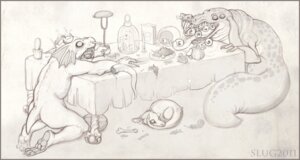 Rating: Questionable Score: 0 Tags: 2011 ambiguous_gender asparagus bone cactus cage dinner dragon draug e621 eating eyeball feast feathers food fruit fur furniture furred_dragon furred_scalie gastropod grape greyscale group hi_res losian male meat mephitoad messy mollusk monochrome monster mythological_creature mythological_scalie mythology oddbird outside plant poem_in_description poetry pumpkin sausage scalie slug slug_(character) snail spam swamp table tail vegetable vore User: bunchy7s