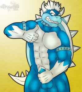Rating: Explicit Score: 0 Tags: 2012 abs anthro balls biceps big_muscles biped blue_body blue_penis blue_skin bodily_fluids brumal claws collar e621 empty_eyes erection fangs genital_fluids genitals gesture grey_body grey_skin grin hair hand_gesture holding_penis horn humanoid_genitalia humanoid_penis koopa leaking lukoi male mario_bros masturbation muscular muscular_anthro muscular_male nintendo nokamarau nude pecs penile penile_masturbation penis precum presenting scalie shell simple_background smile solo spikes standing teeth thumbs_up white_body white_eyes white_hair white_skin User: bunchy7s