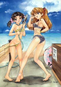 Rating: Explicit Score: 0 Tags: 1990s 1998 20th_century ass asuka_langley_sohryu bare_legs barefoot beach bikini bikini_pull bow breasts brown_hair choker color duo feet female food fruit gainax hikari_horaki hose human innertube jpeg_artifacts legs light-skinned_female light_skin long_hair neon_genesis_evangelion outdoor_shower ozaki_mirai panties panty_pull red_hair rule34 shower small_breasts soles strawberries strawberry swimsuit tan tanline tied_hair toes twintails wardrobe_malfunction User: bunchy7s