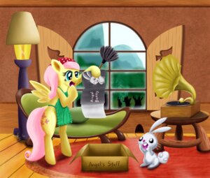 Rating: Safe Score: 0 Tags: 2012 a8702131 angel_(mlp) apron blush book cleaning_tool clothing cutie_mark duo e621 english_text equid equine feather_duster feathered_wings feathers female feral fluttershy_(mlp) friendship_is_magic furniture gramophone hair hasbro hi_res inside maid_uniform male mammal my_little_pony mythological_creature mythological_equine mythology pegasus pink_hair sofa tail text uniform wing_boner wings yellow_body yellow_feathers User: bunchy7s