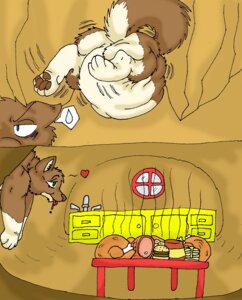 Rating: Questionable Score: 0 Tags: ambiguous_gender canid canine canis duo e621 feral food heart_symbol mammal matchboxking stuck tail wolf User: bunchy7s Rating: Questionable Score: 0 Tags: ambiguous_gender canid canine canis duo e621 feral food heart_symbol mammal matchboxking stuck tail wolf User: bunchy7s